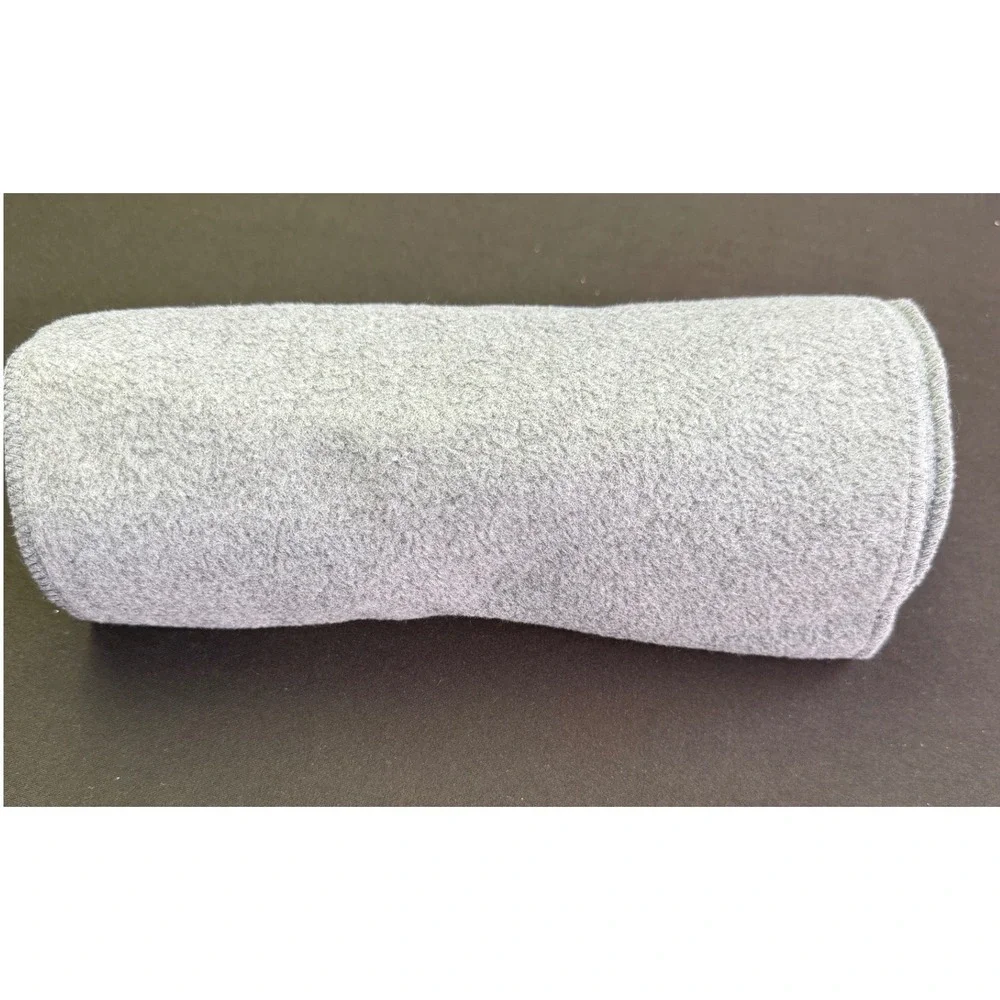 Port Authority Fleece Scarf OS Grey Extra Long Soft Winter Warm Outdoor Gorpcore
